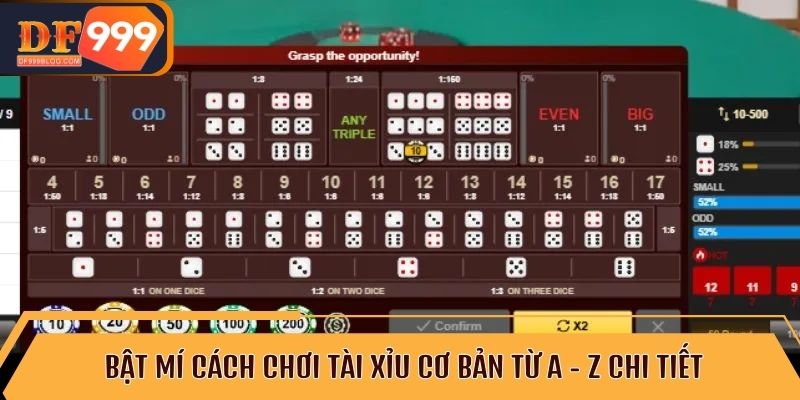 Bật mí cách chơi tài xỉu cơ bản từ A - Z chi tiết